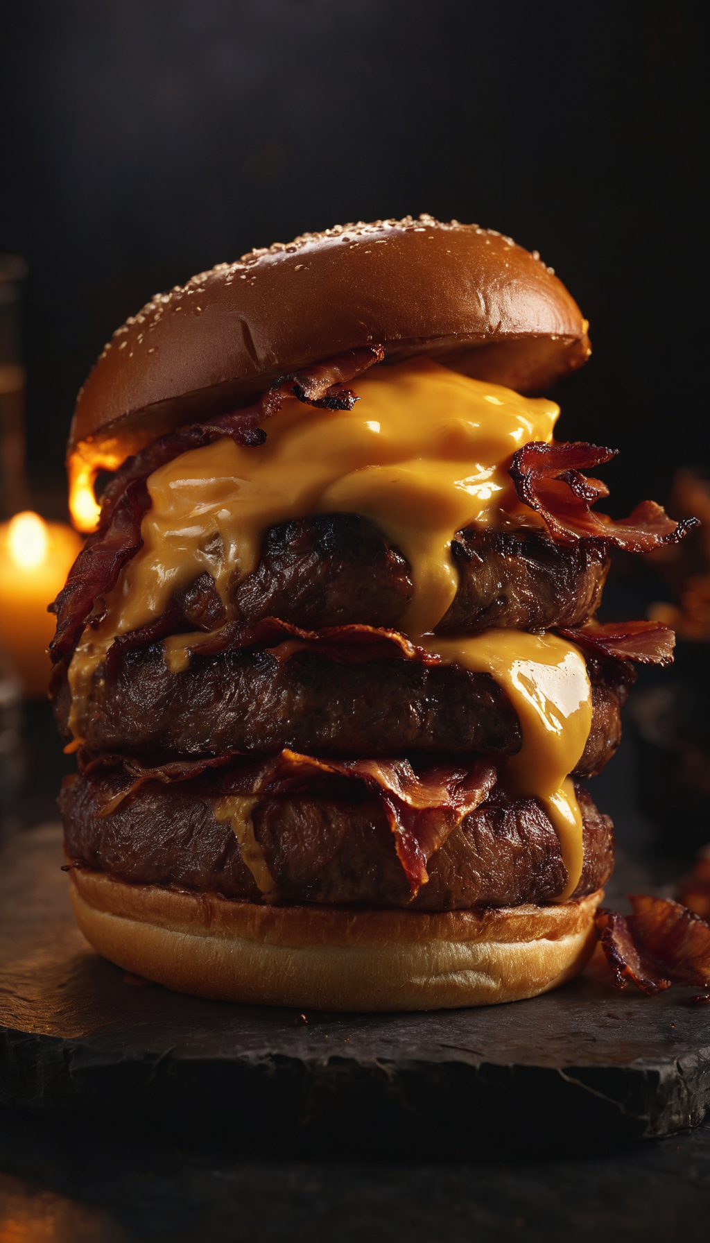 Visuel premium Black Smoke Burger